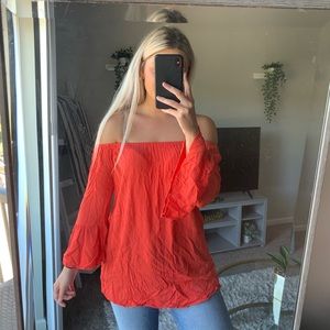 Off the shoulder tunic